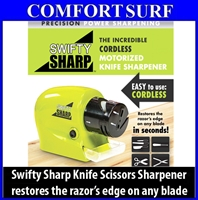 Swifty Sharp Cordless Motorized Knife Scissors Blade Sharpener ASOTV